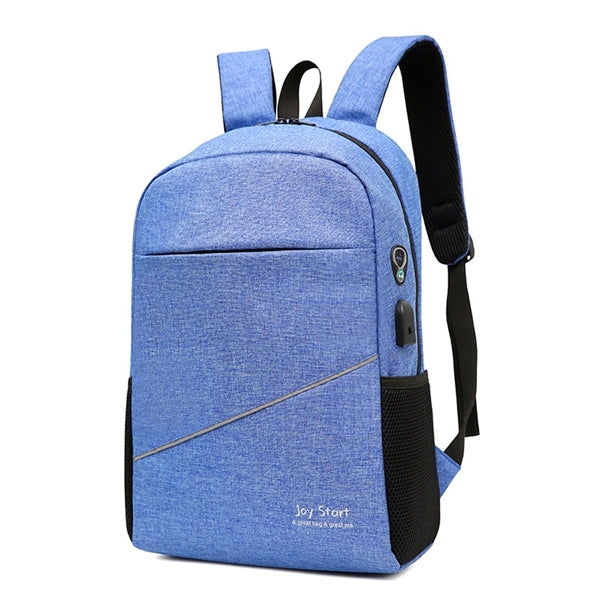 Laptop backpack with USB charging port