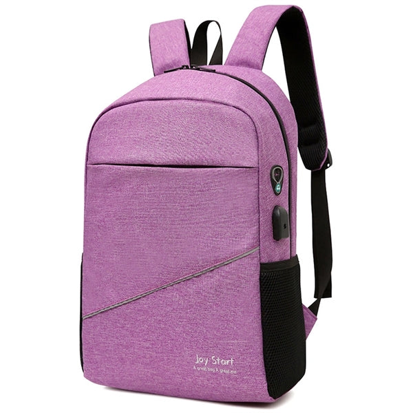 Laptop backpack with USB charging port