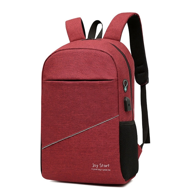 Laptop backpack with USB charging port