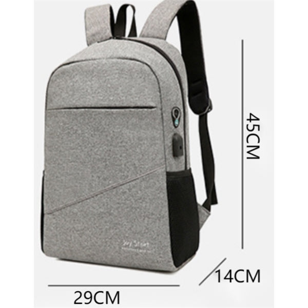 Laptop backpack with USB charging port