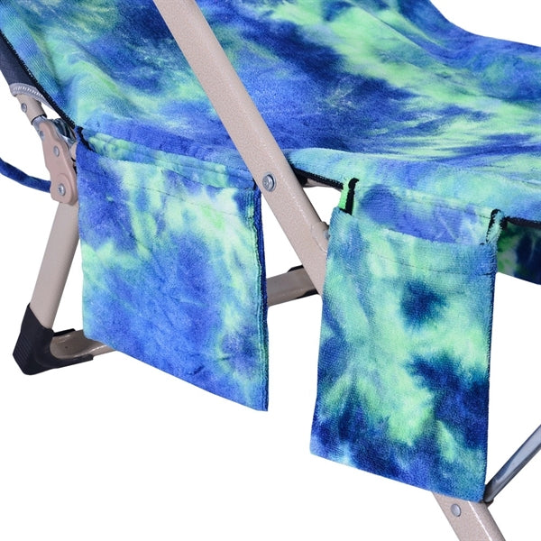 Gift Outdoor & Beach Lounge Chair Cover Towel