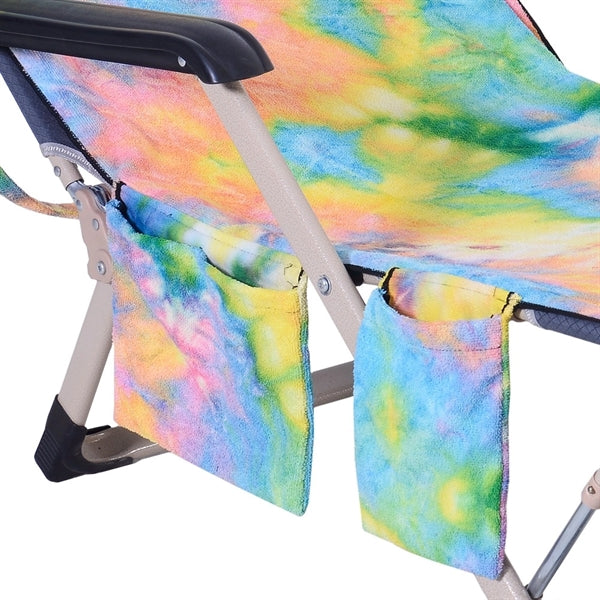 Gift Outdoor & Beach Lounge Chair Cover Towel