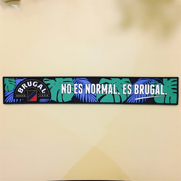 PVC/Rubber 3D Heavy-Duty Bar Mat 21''x3 1/2''