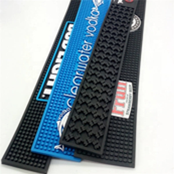 PVC/Rubber 3D Heavy-Duty Bar Mat 21''x3 1/2''