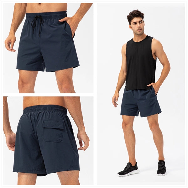 Men's Loose-Fit Workout Gym Shorts with Pockets