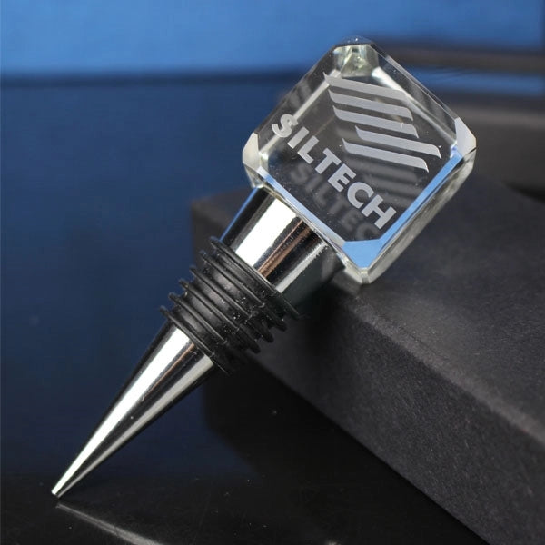 Crystal Square Wine Bottle Stopper