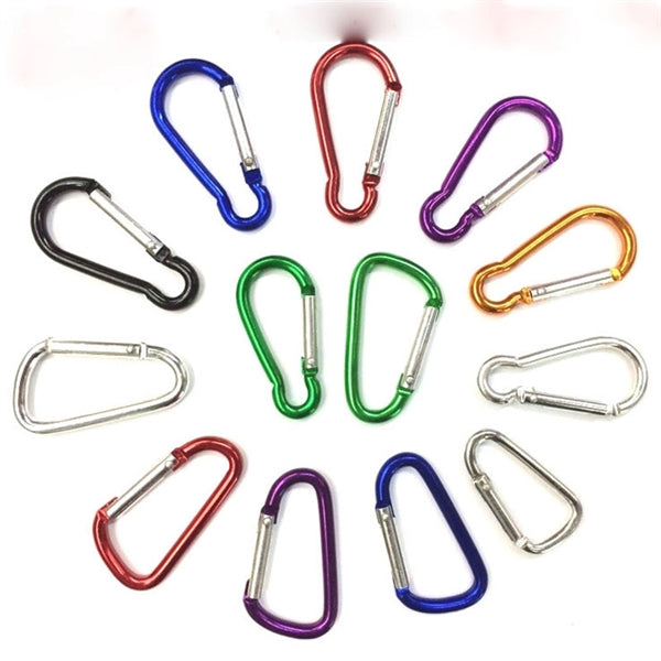 Durable Aluminum D Ring Shape Caribeaner