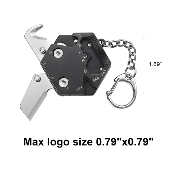 Multitool Folding Mini EDC Knife Card Keychain