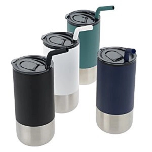 16oz Tumbler with Stainless Straw