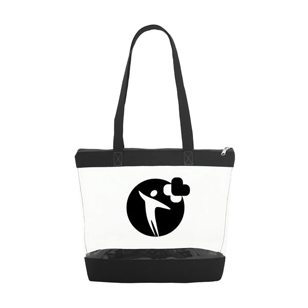 Basic Clear Zipper Tote