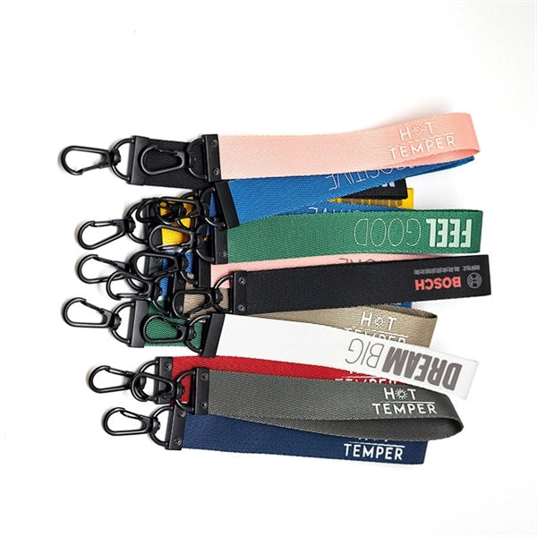 Woven Fabric Keychain