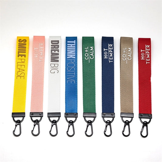 Woven Fabric Keychain