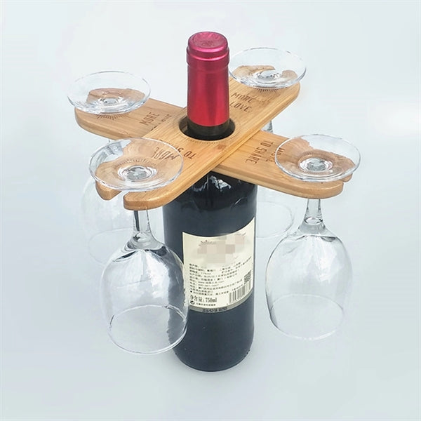 Wooden Wine Glass Holder