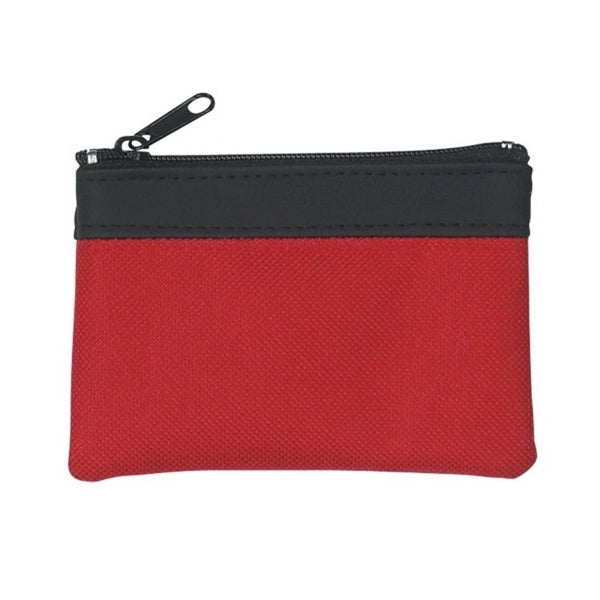 Zipper coin pouch with keychain