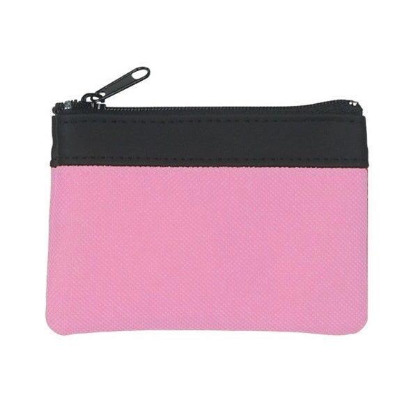 Zipper coin pouch with keychain