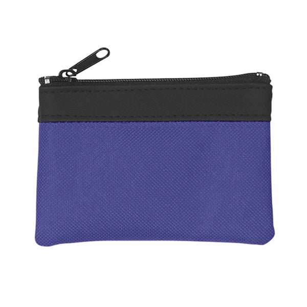 Zipper coin pouch with keychain