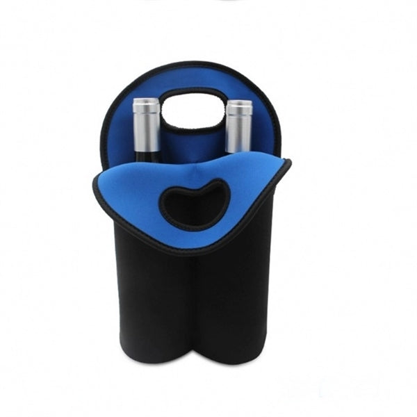 Insulated Neoprene Wine Carrier Tote-Bag Cooler Bag