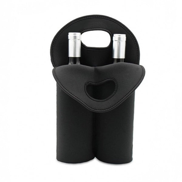 Insulated Neoprene Wine Carrier Tote-Bag Cooler Bag