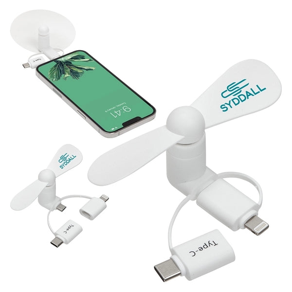 3-in-1 Mini USB Phone fan