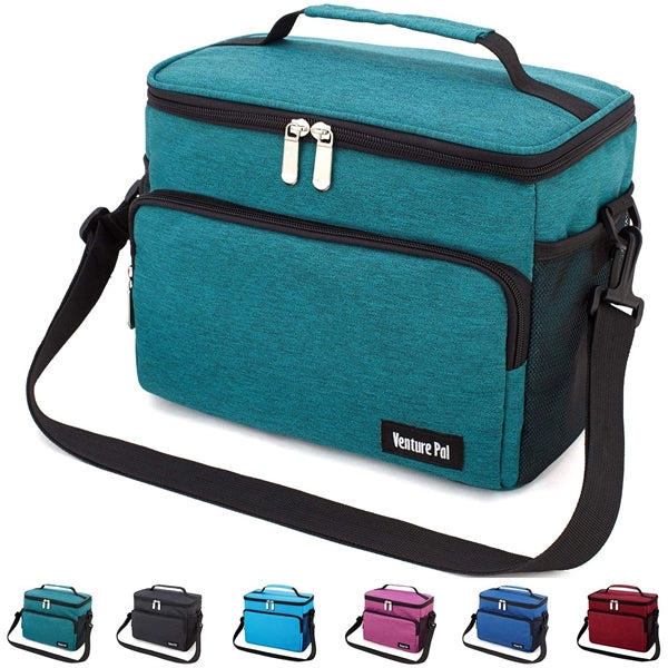 12 Can Heathered Insulated Lunch Bags