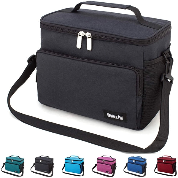12 Can Heathered Insulated Lunch Bags