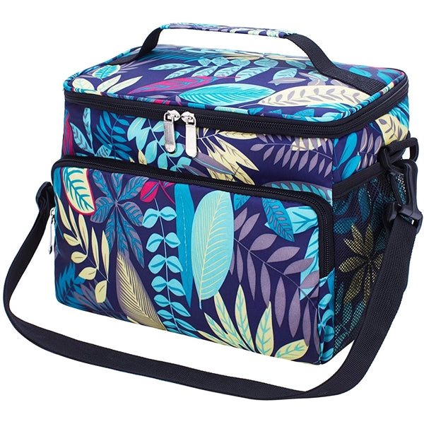12 Can Heathered Insulated Lunch Bags