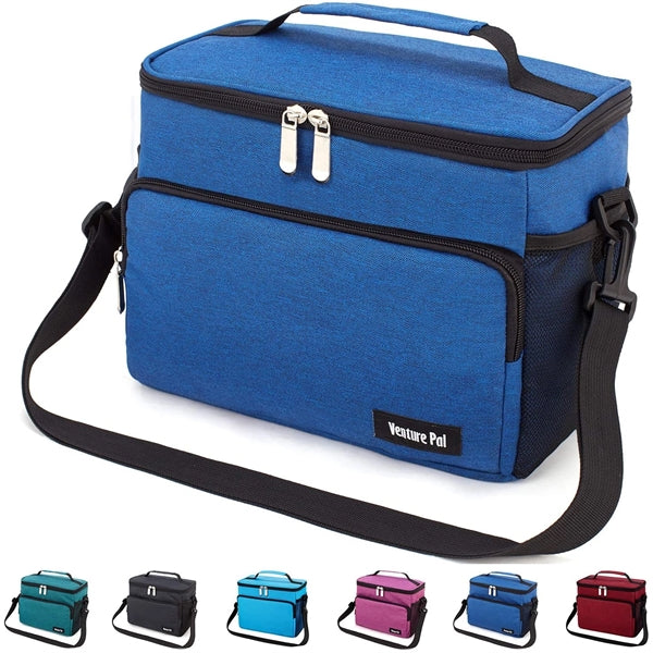12 Can Heathered Insulated Lunch Bags