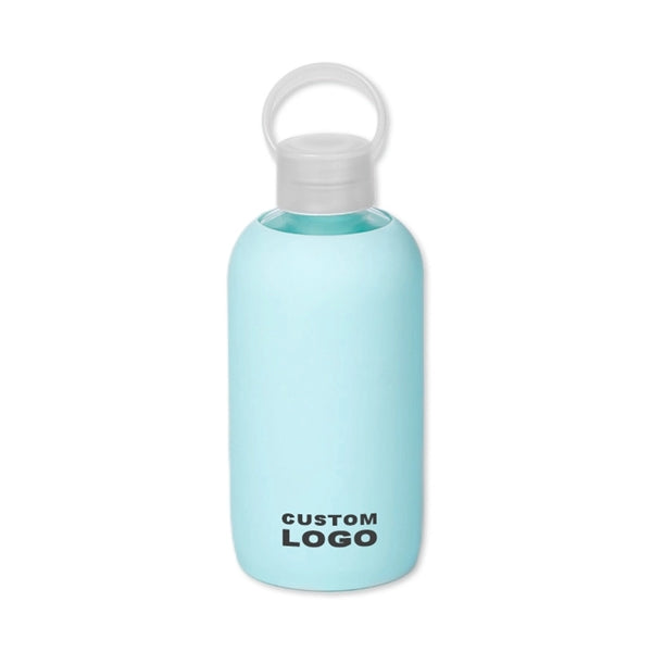 Glass Bottle with Silicone Sleeve