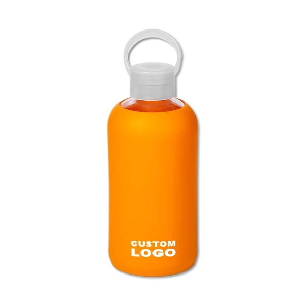 Glass Bottle with Silicone Sleeve