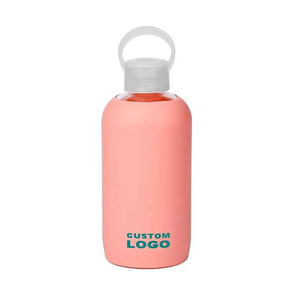 Glass Bottle with Silicone Sleeve