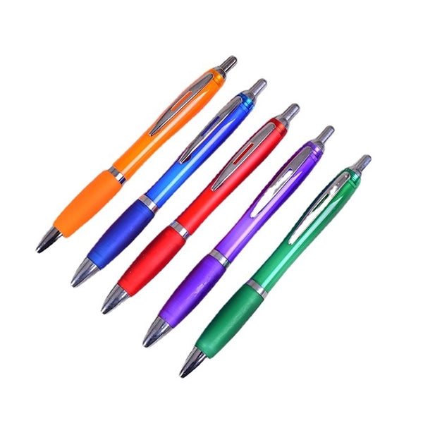 Metallic Curvaceous Ballpoint Custom Pens
