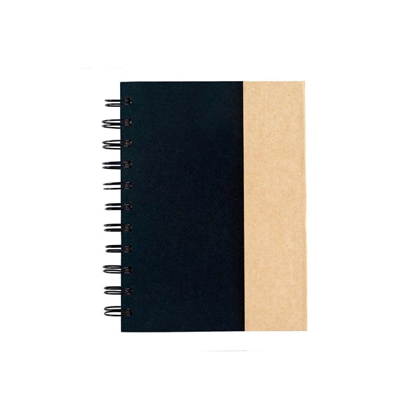 Spiral Notebook &Sticky Flags 5 Neon Colors Notes