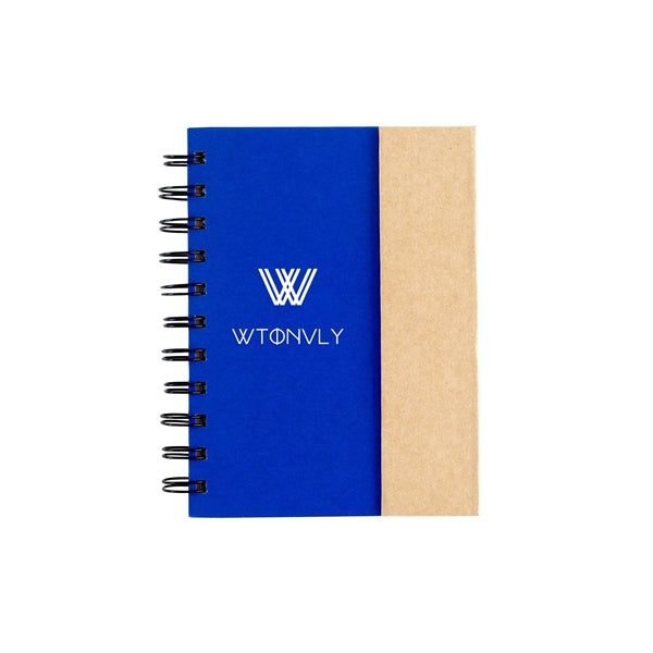 Spiral Notebook &Sticky Flags 5 Neon Colors Notes