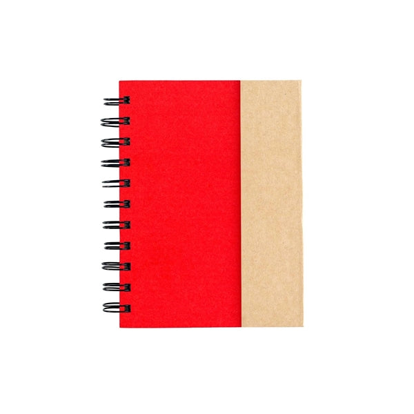Spiral Notebook &Sticky Flags 5 Neon Colors Notes