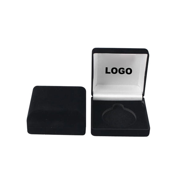 Flannel Stud Flocked Jewelry Gift Packaging Box