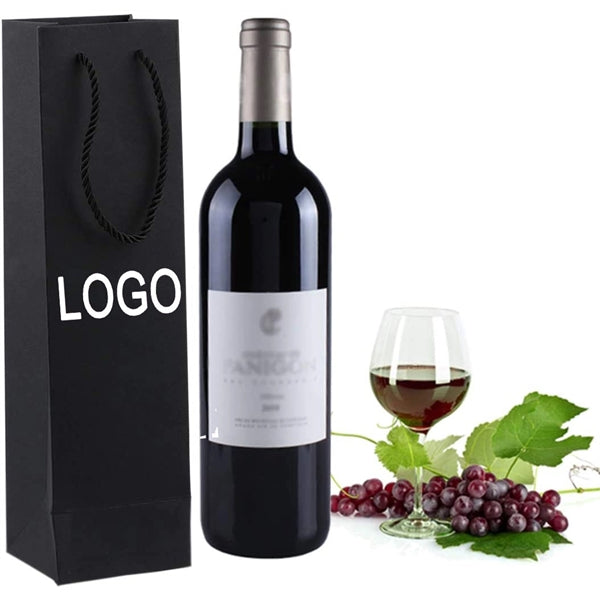 Kraft Paper Wine Bags with Handles