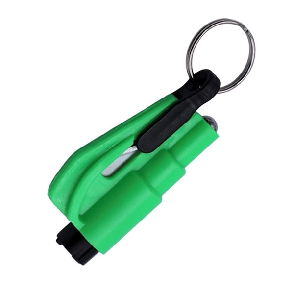 Car Safety Hammer Window Breaker Seat Belt Cutter Keyring