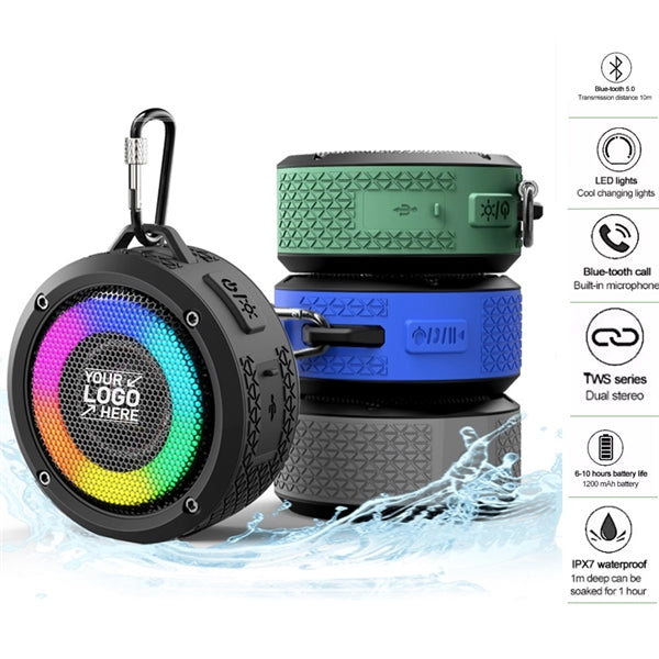 LED Light Bluetooth Speaker With Subwoofer