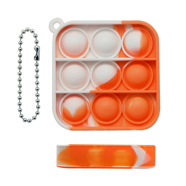 Mini Square Bubble Fidget Keychain