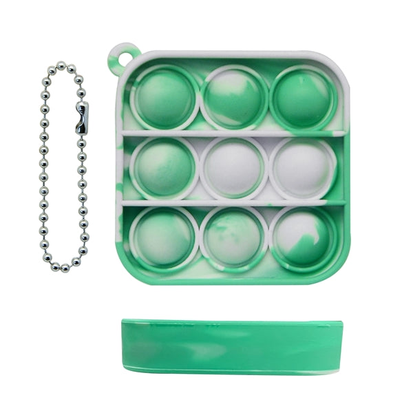 Mini Square Bubble Fidget Keychain