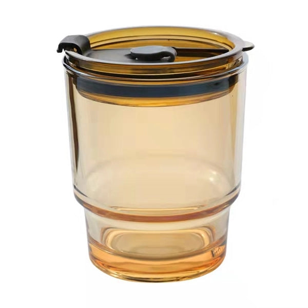 Double Wall Transparent Travel Coffee Cup