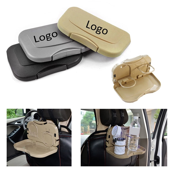 Car Seat Back Mounts Tray Folding Food Table