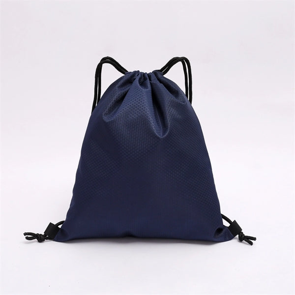 Water Resistant Oxford Drawstring Backpack