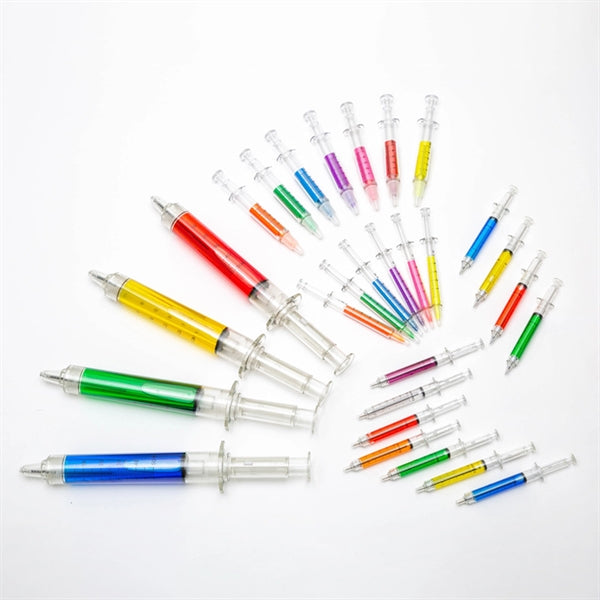 Syringe Highlighter Pens