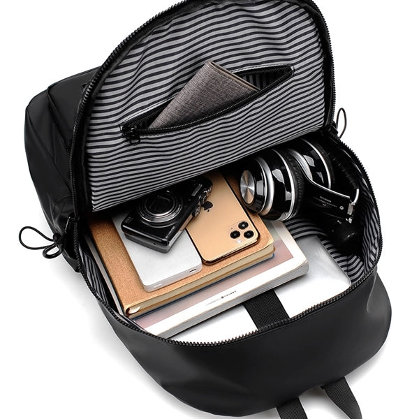 Waterproof Fabric Laptop backpack with USB charging port