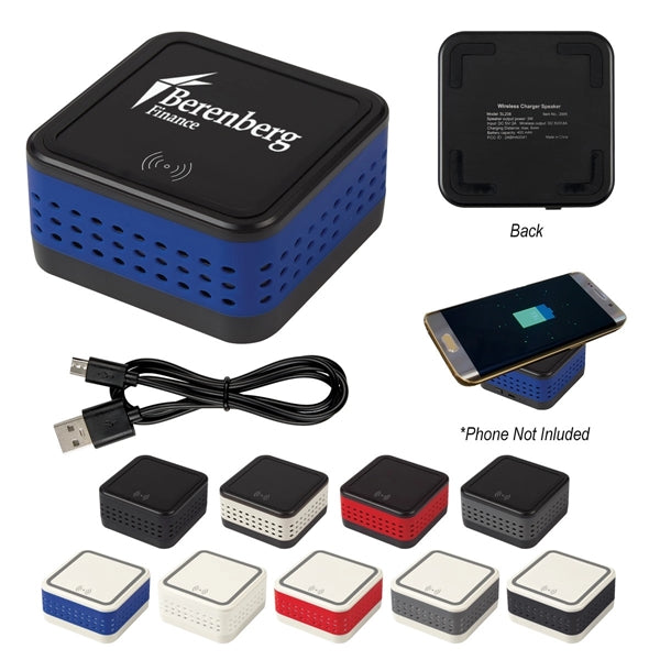 Wireless Bluetooth Speaker with Charging Pad
