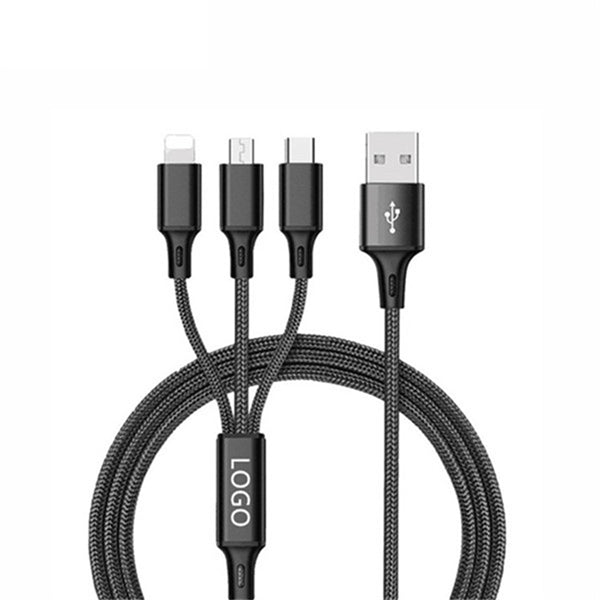 3 in 1 Nylon Charge Cable