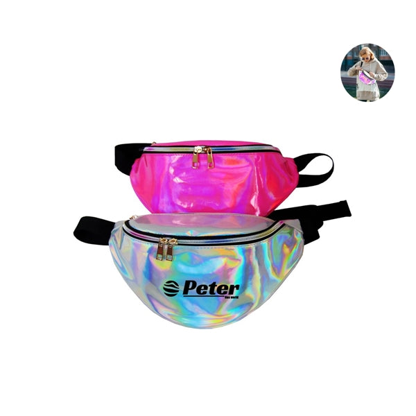 Holographic Shiny Iridescent Waist Bag