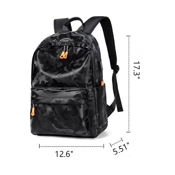 Camouflage Shoulder bag with USB Charging Port