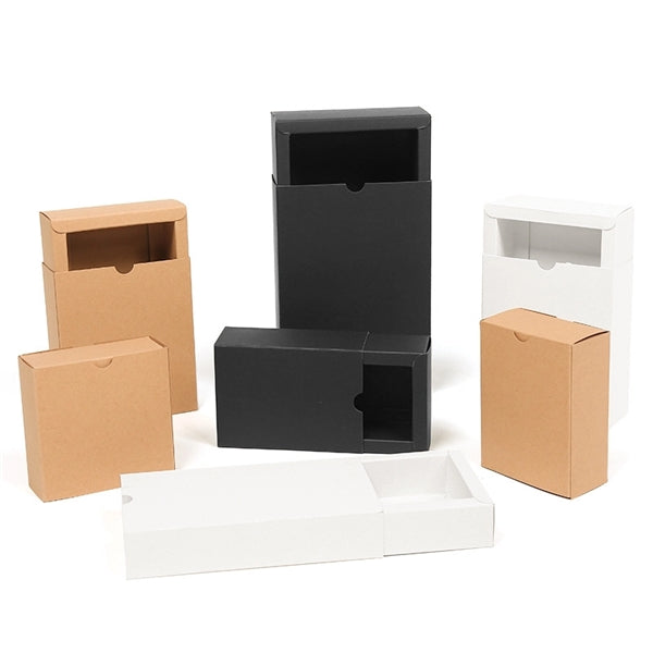 Collapsible Gift Box With Drawer Closure